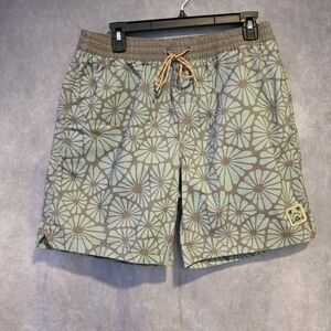 Howler Brothers Floral Board Shorts - Gray and Blue